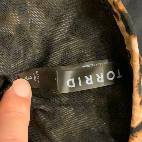 TORRID leopard high waisted bikini swim bottoms, 3X. - Picture 3 of 3